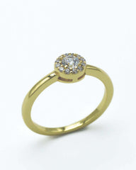 CAROL GOLD SOLITAIRE RING