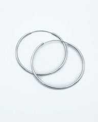 Innis Silver Hoop Earrings