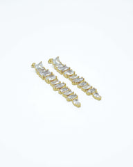 LARGE YUNA GOLD EARRINGS