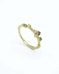 ANILLO FLORA ORO - NIEVE-Anillos