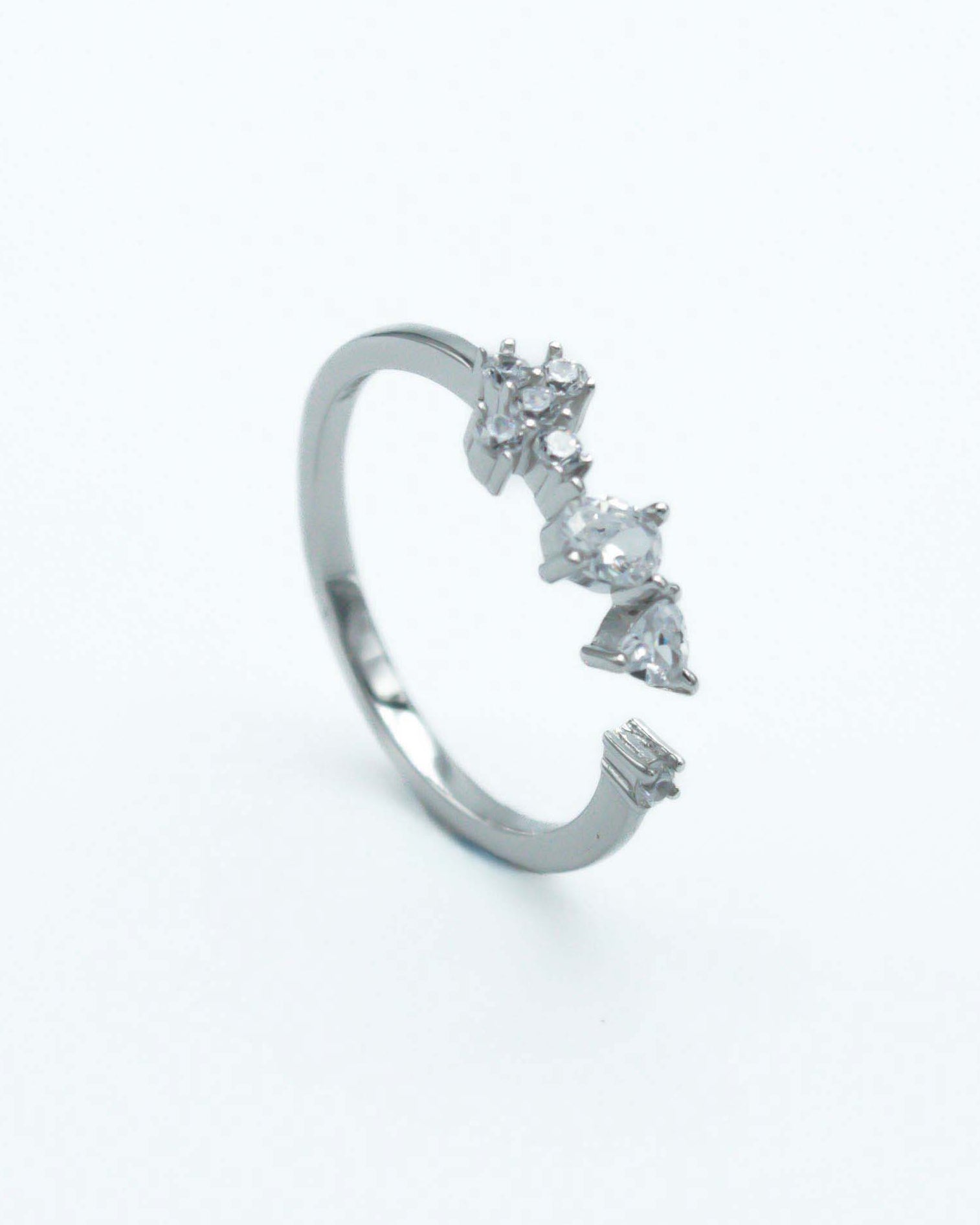 ANILLO NORTH PLATA - NIEVE-Anillos