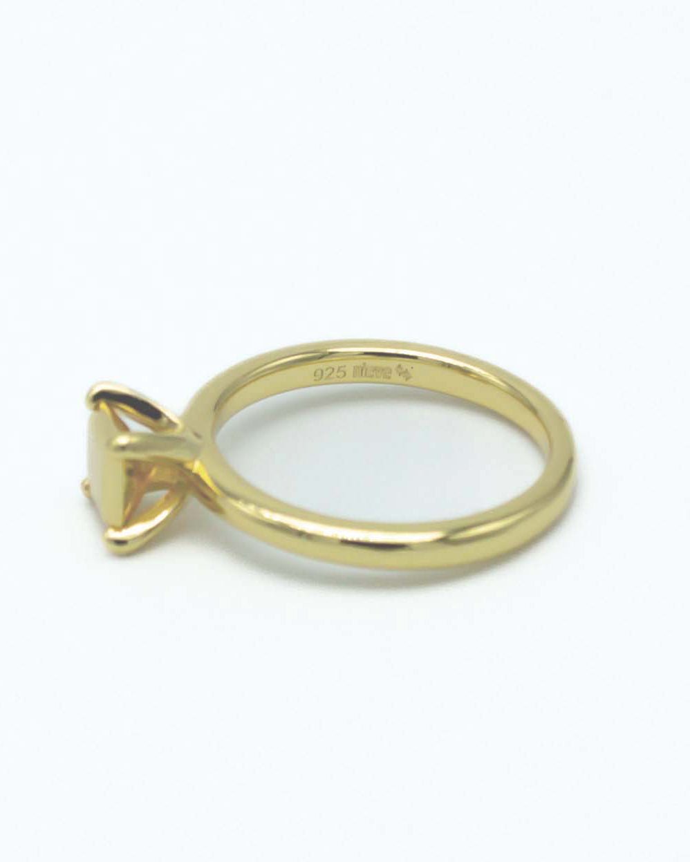 ANILLO SOLITARIO VENUS ORO - NIEVE-Anillos