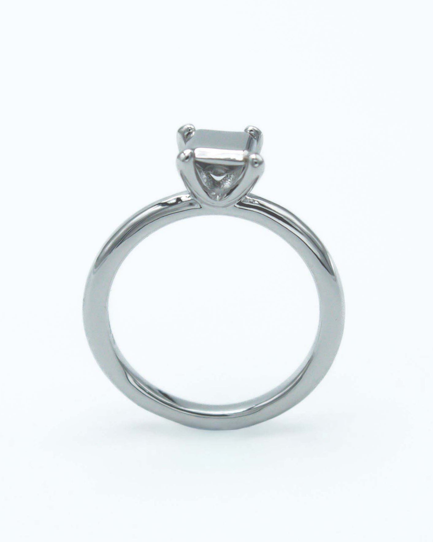 ANILLO SOLITARIO VENUS PLATA - NIEVE-Anillos