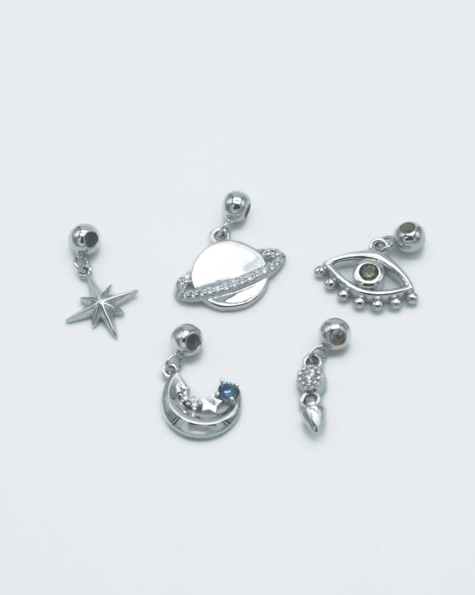 CHARM PLANITIS PLATA - NIEVE-Charms