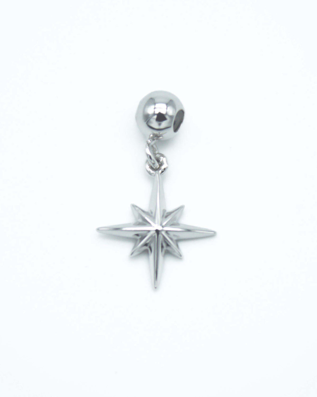 CHARM POLARIS PLATA - NIEVE-Charms