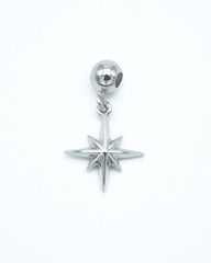 CHARM POLARIS PLATA - NIEVE-Charms