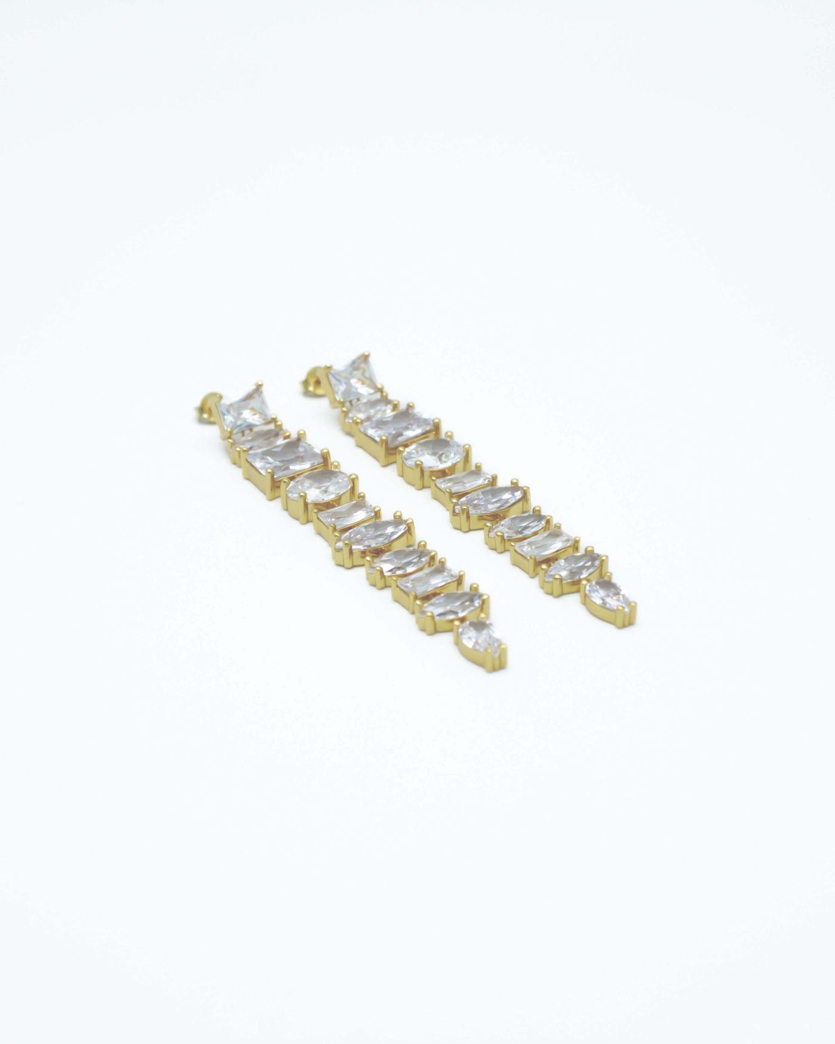 Pendientes Largos Oro Yuna