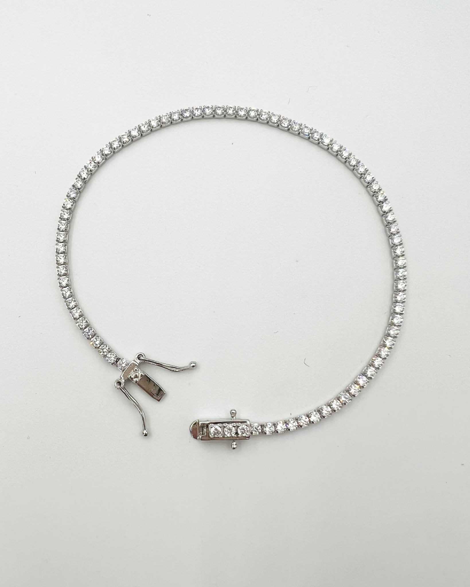 Pulsera Tennis Plata Anna - FRIA COMO NIEVE®-Pulseras